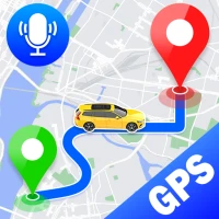 GPS Voice Navigation: Live Map