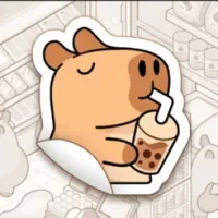 Capybara Sticker: 3D Style